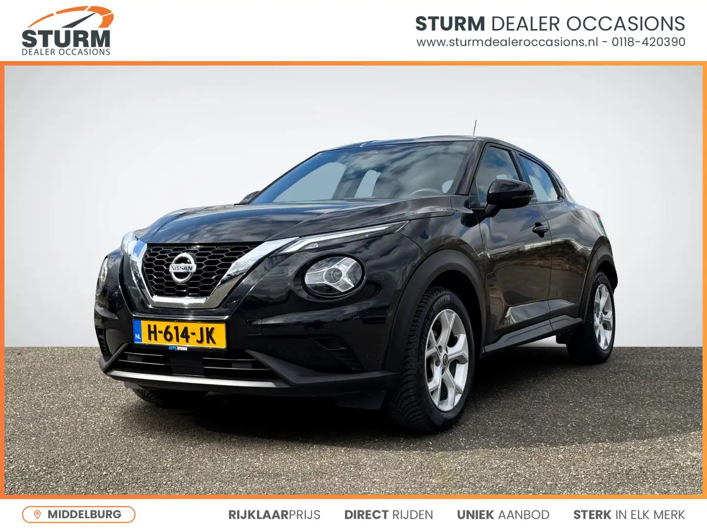 Nissan Juke 1.0 DIG-T Acenta Comfort Pack | Trekhaak | Stoelve Zwart - 1