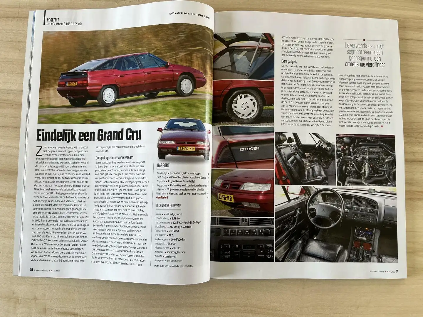 Citroen XM 2.0i Turbo C.T. Vol opties, unieke uitvoering, Rood - 2