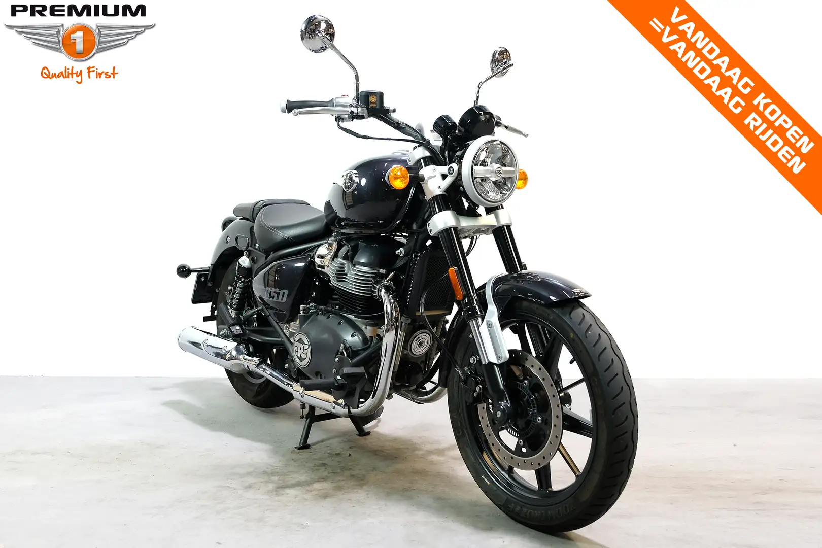 Royal Enfield Super Meteor 650 Zwart - 2