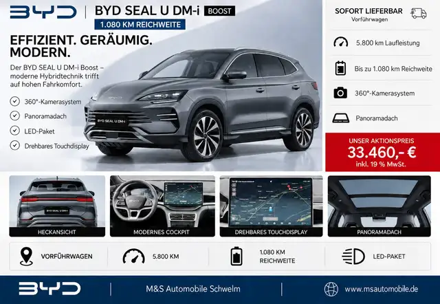 BYD Seal U 1.5 PHEV DM-i 135 kW Boost °Vorführwagen°
