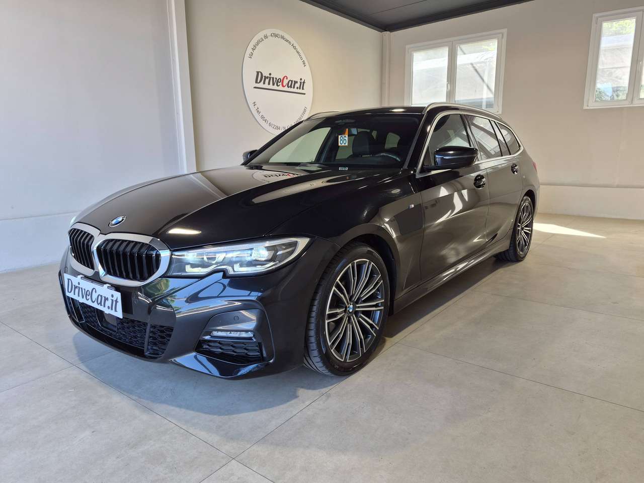 BMW 320 TOURING 320D XDRIVE MSPORT AUTOMATICA LED PELLE CLIMA 3 ZONE CARPLAY ACC. RETROCAM. 1 PROPRIETARIO