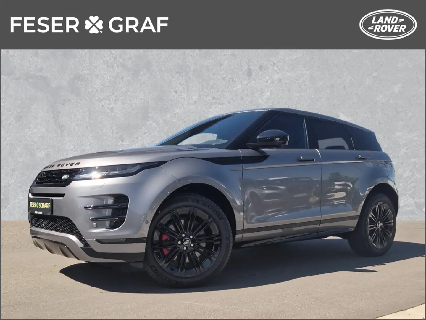 Land Rover Range Rover Evoque P300e R-Dynamic HSE AHK Black Pack Grau - 1