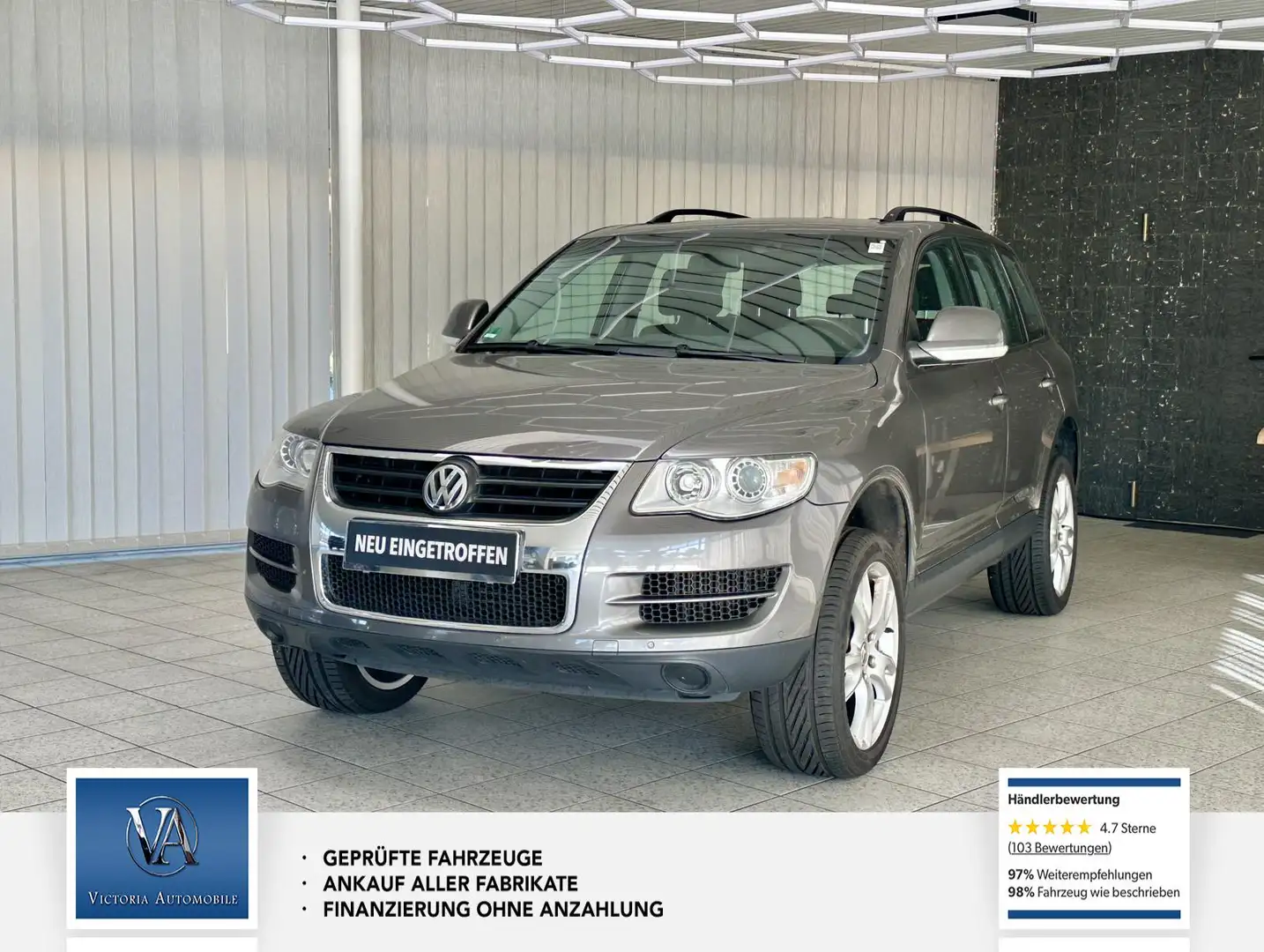 Volkswagen Touareg V6 TDI Sehr gepflegt, AHK, Navigation Grau - 1