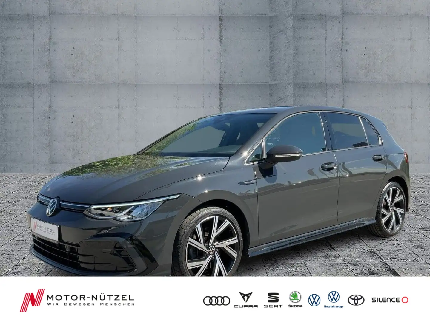 Volkswagen Golf VIII 2.0 TSI DSG R-LINE LED+NAVI+ACC+KAMERA Grau - 1