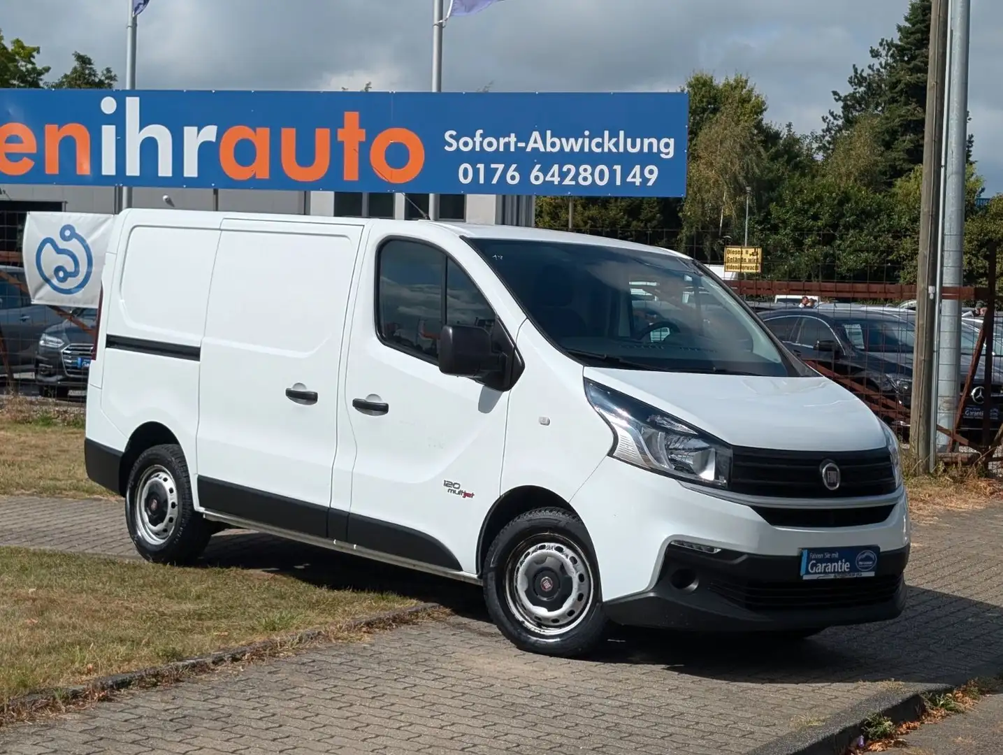Fiat Talento Kasten L1H1 1,2t SX*1-HAND*PDC !! Weiß - 2