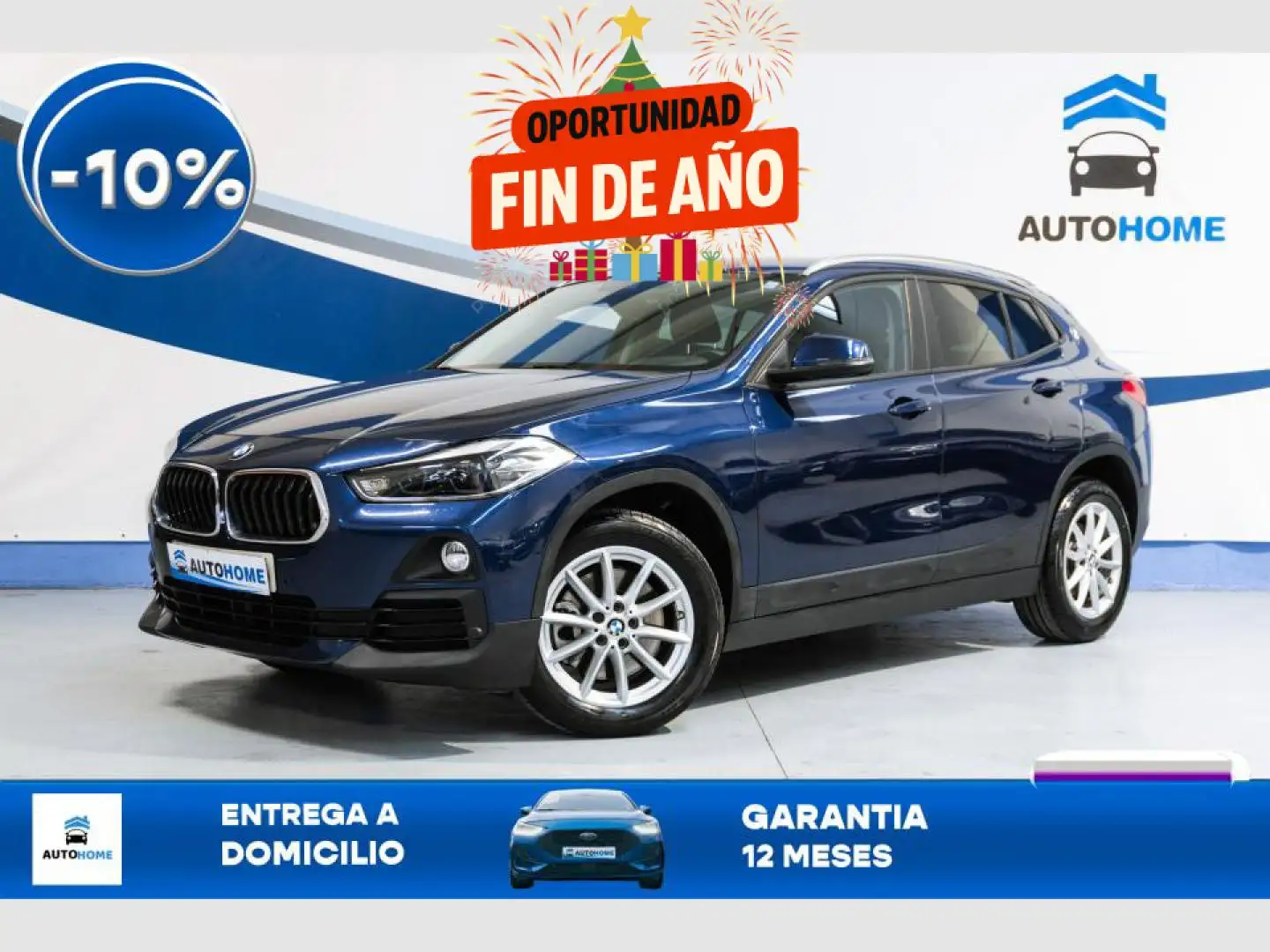 BMW X2 xDrive 20dA Bleu - 1