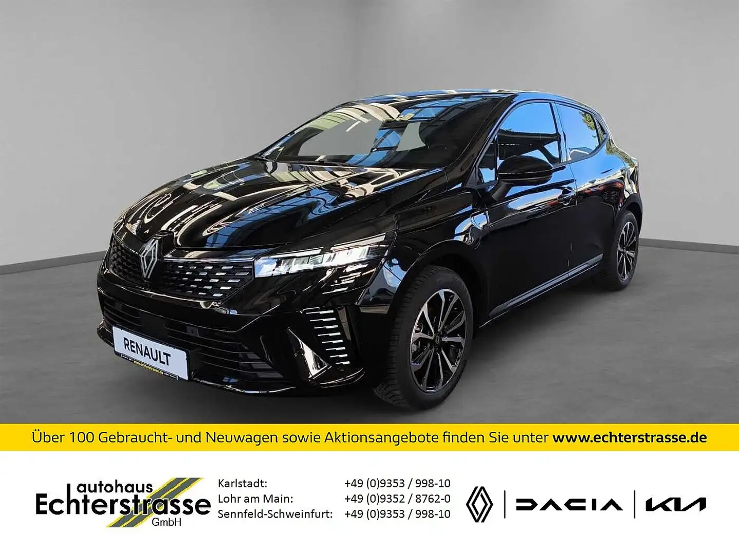 Renault Clio Techno Eco-G 100 +SHZ+360° Noir - 1