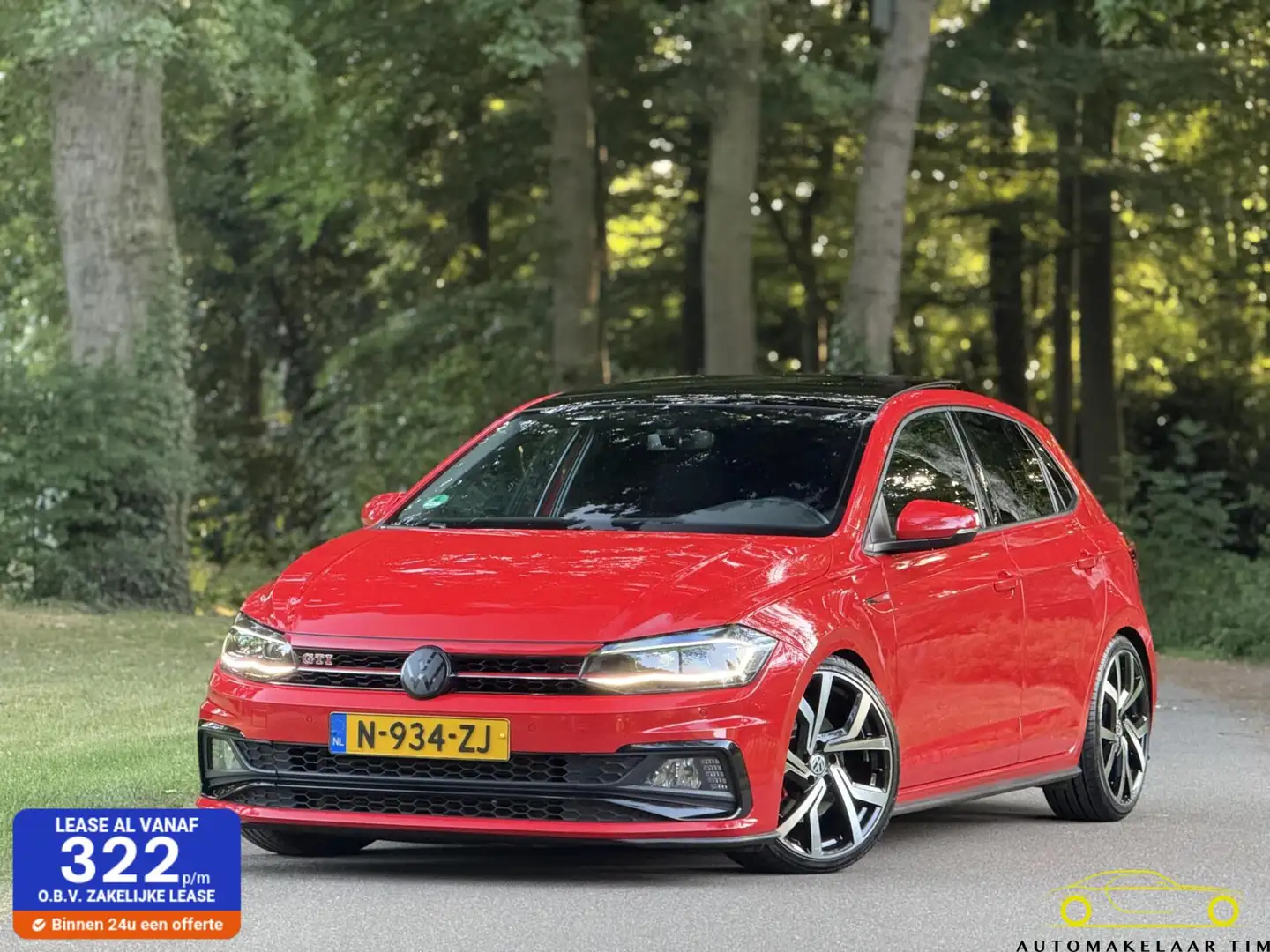 Volkswagen Polo GTI 2.0 TSI / Pano / Full Options Rood - 1