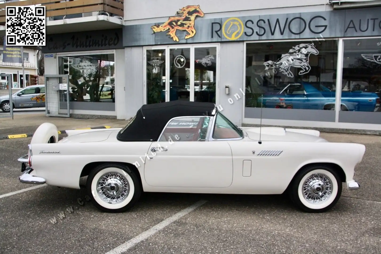 Ford Thunderbird 312-V8 Special mit Continental Kit Alb - 2