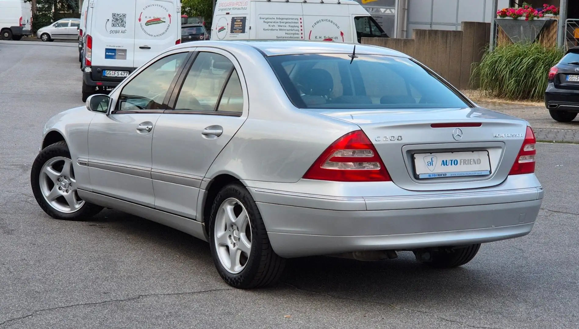 Mercedes-Benz C 200 Automatik aus 2. HAND TÜV SERVICE NEU Zilver - 2