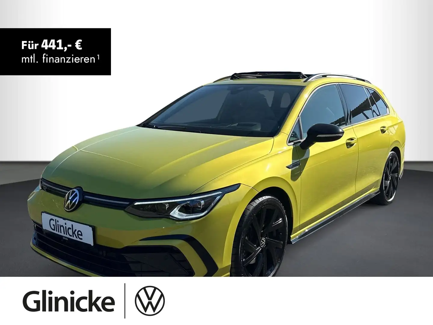 Volkswagen Golf Variant Golf VIII Variant 2.0 TSI R-Line 4Motion DSG, PA Jaune - 1