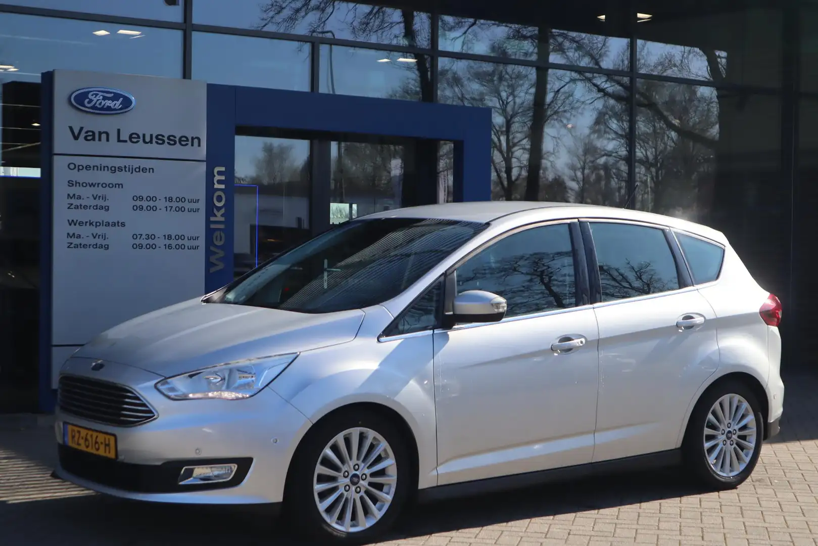Ford C-Max 125PK TITANIUM NAVI PARK-SENSOREN 17"LM-VELGEN CLI Argento - 1