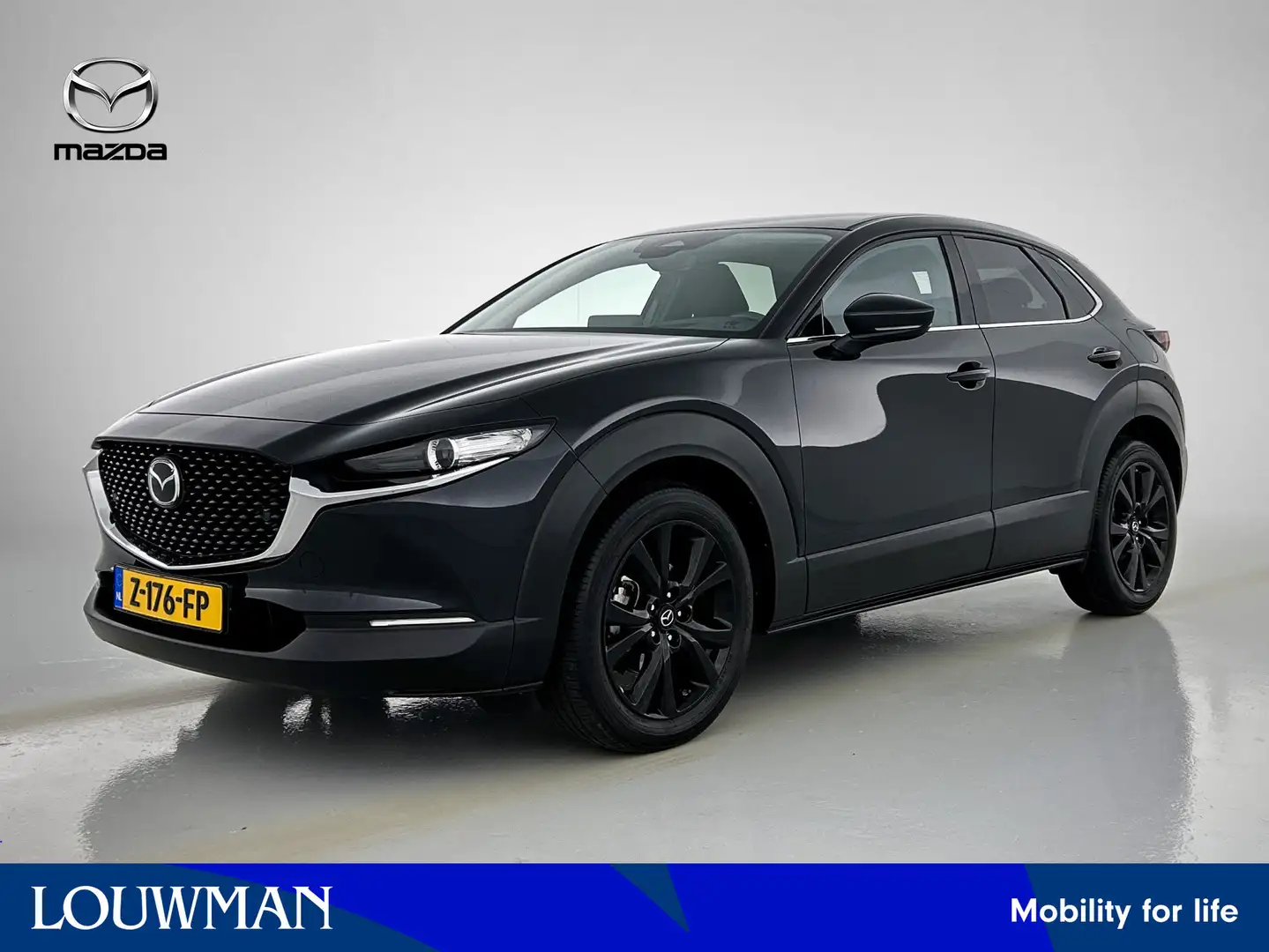 Mazda CX-30 2.0 e-SkyActiv-G M Hybrid Homura Zwart - 1