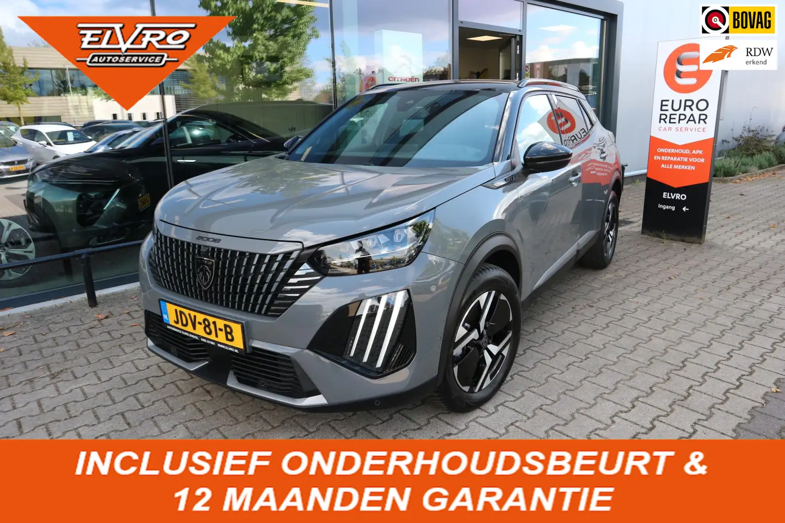 Peugeot 2008 1.2 PureTech 130 GT AUTOMAAT NAVI 360 CAMERA KEYLE Gris - 1