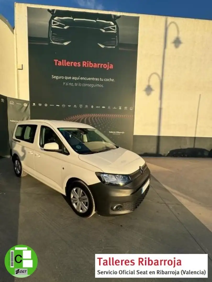 Volkswagen Caddy 2.0TDI Kombi 75kW Blanc - 2