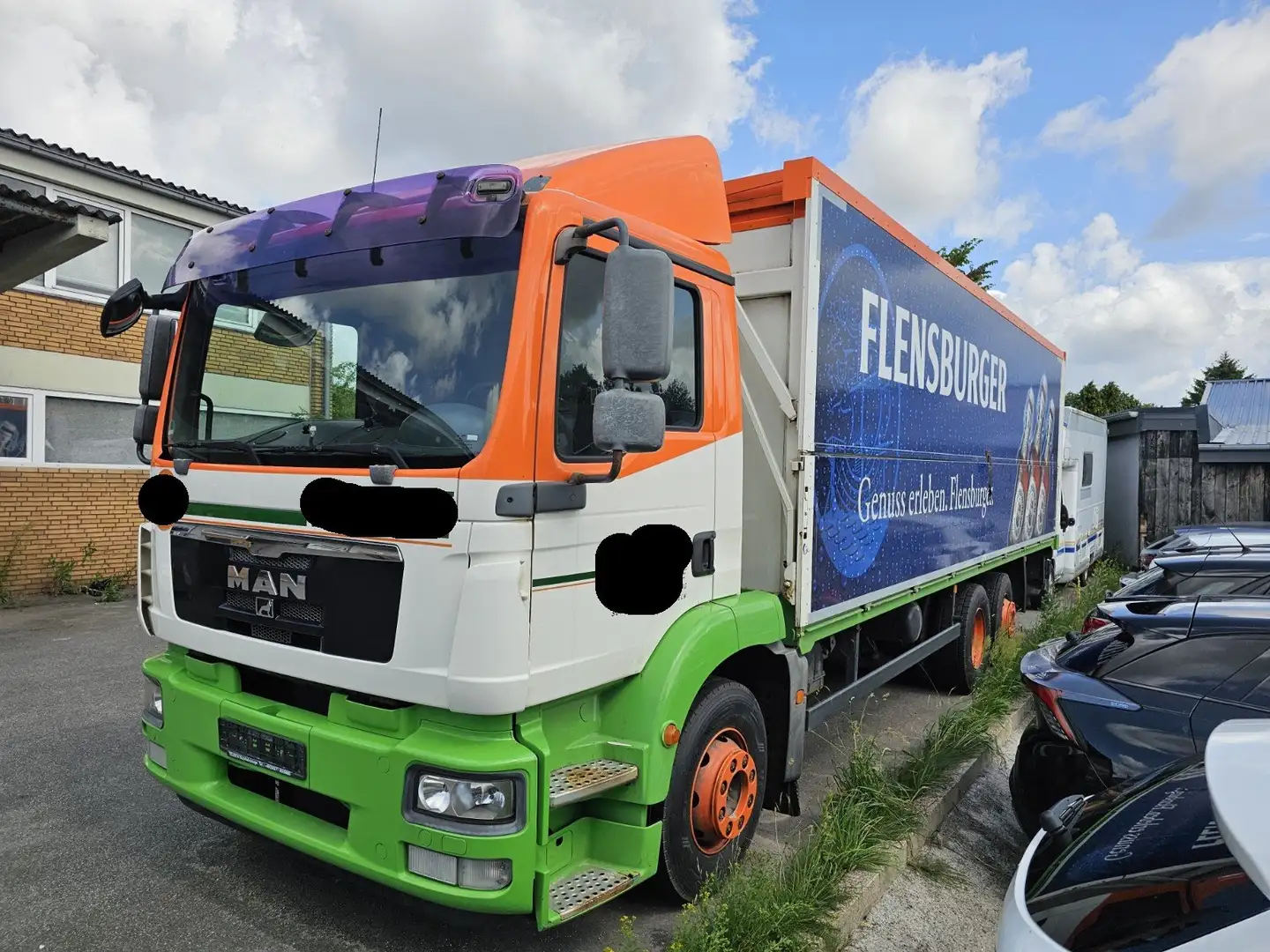 Trucks-Lkw MAN TGM 22.290 6x2 Getränkeaufbau Weiß - 1