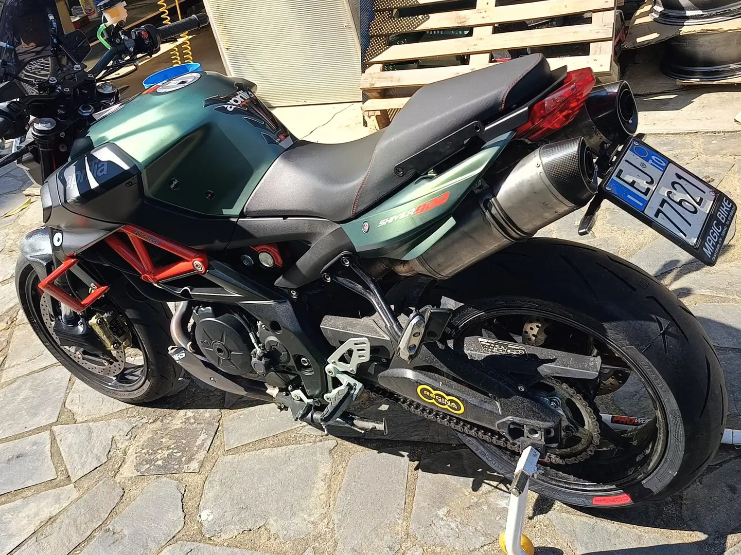 Aprilia Shiver 900 NAVI ABS Green Zöld - 2