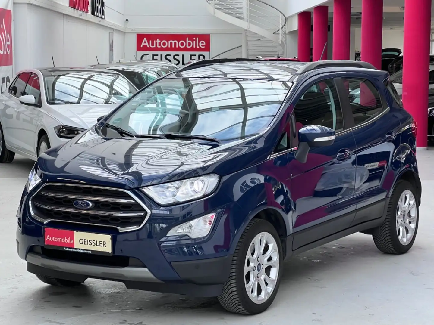 Ford EcoSport Titanium LED+DAB+CarPlay+Sitzhz+heizbFS Blau - 1