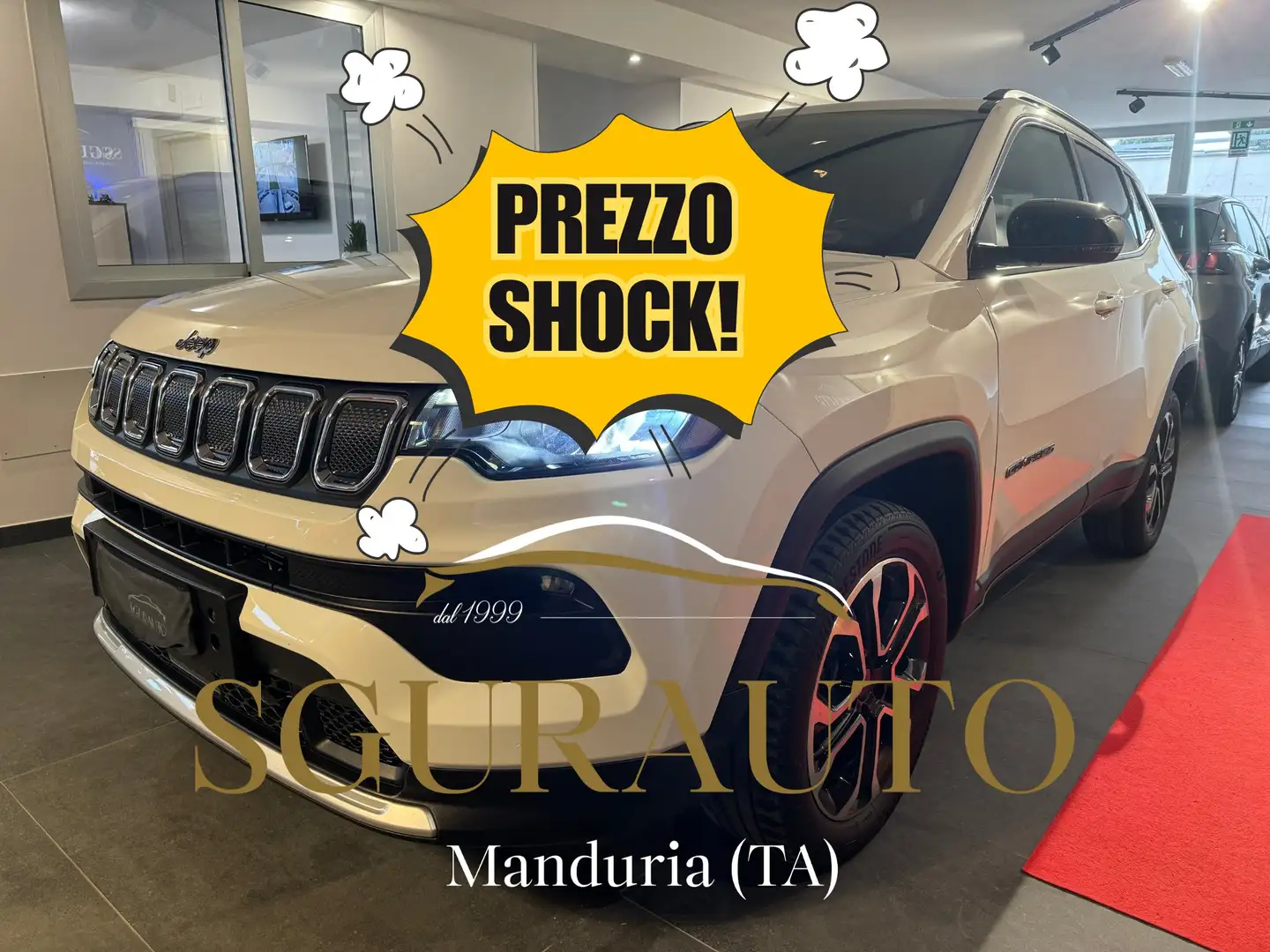 Jeep Compass 1.6 MJT 130CV LIMITED 2023 Blanc - 1