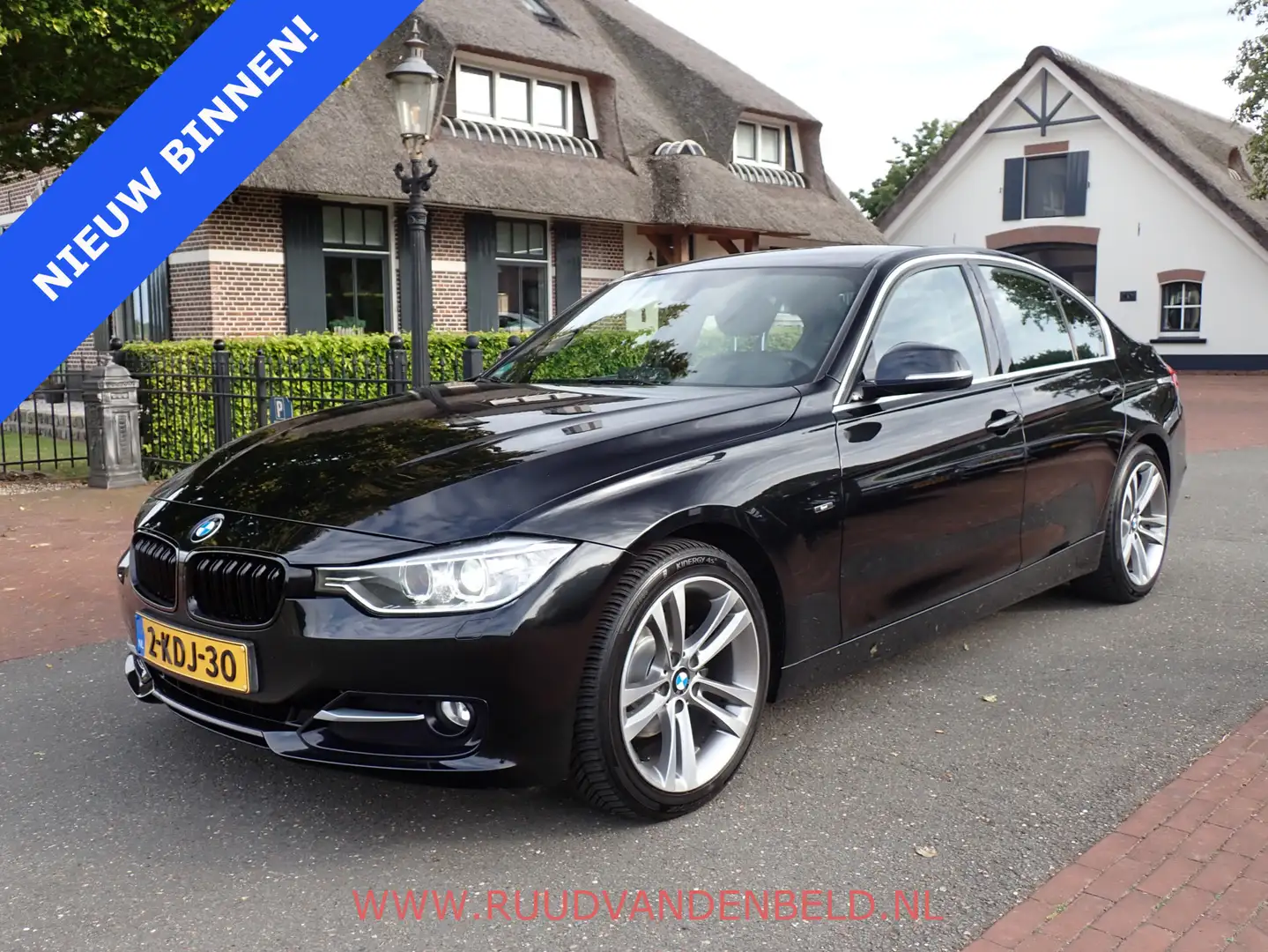 BMW 320 3-serie 320i SPORTLINE BIXENON/SPORTLEER/PROFNAVI Schwarz - 1