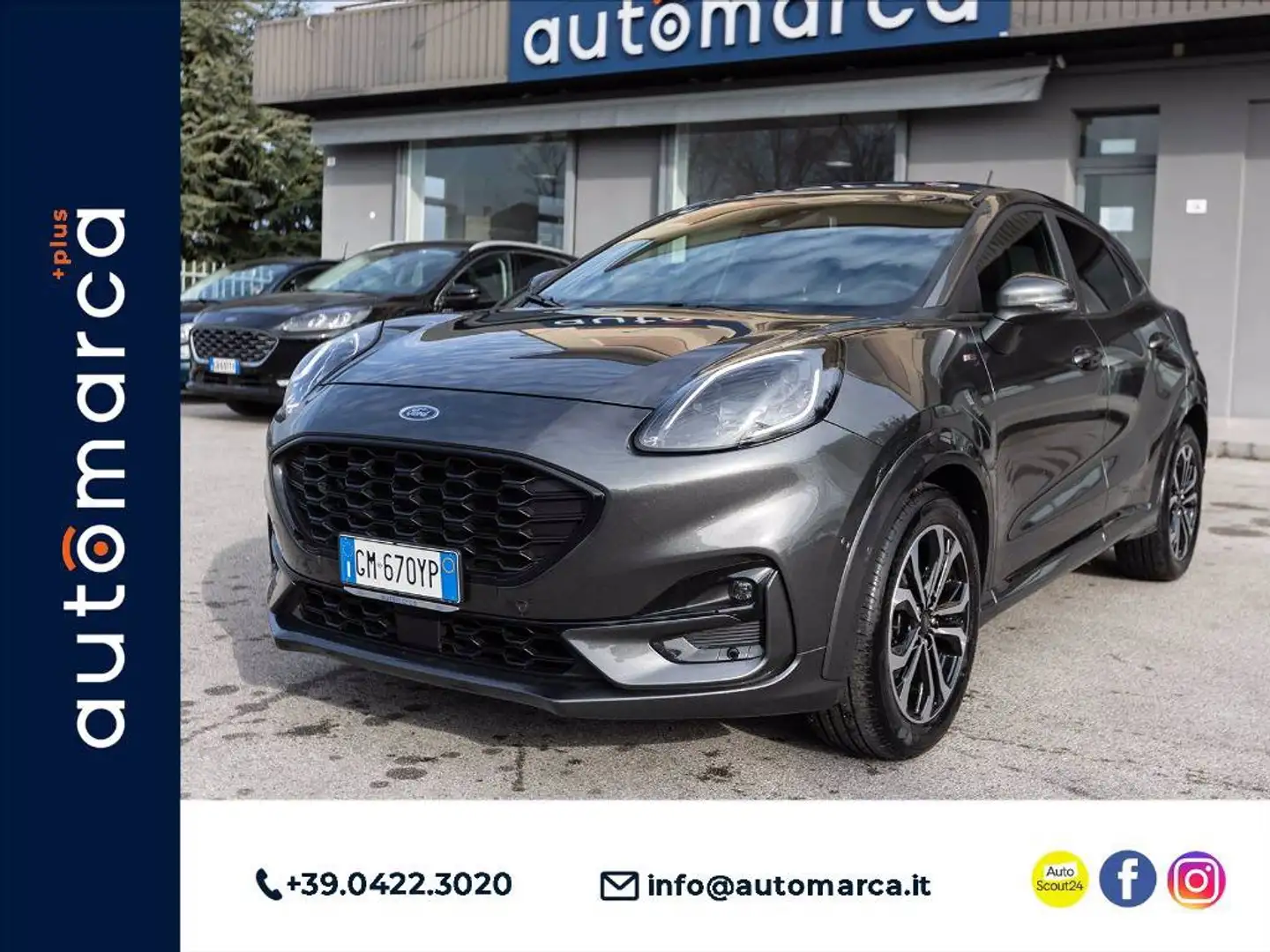 Ford Puma 1.0 ecoboost h ST-Line s&s 125cv Gris - 1