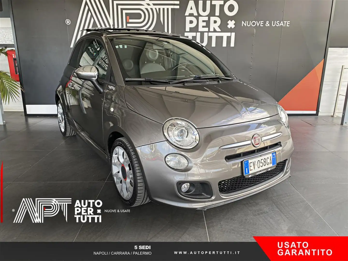 Fiat 500 500 1.3 mjt 16v S 95cv Gris - 2