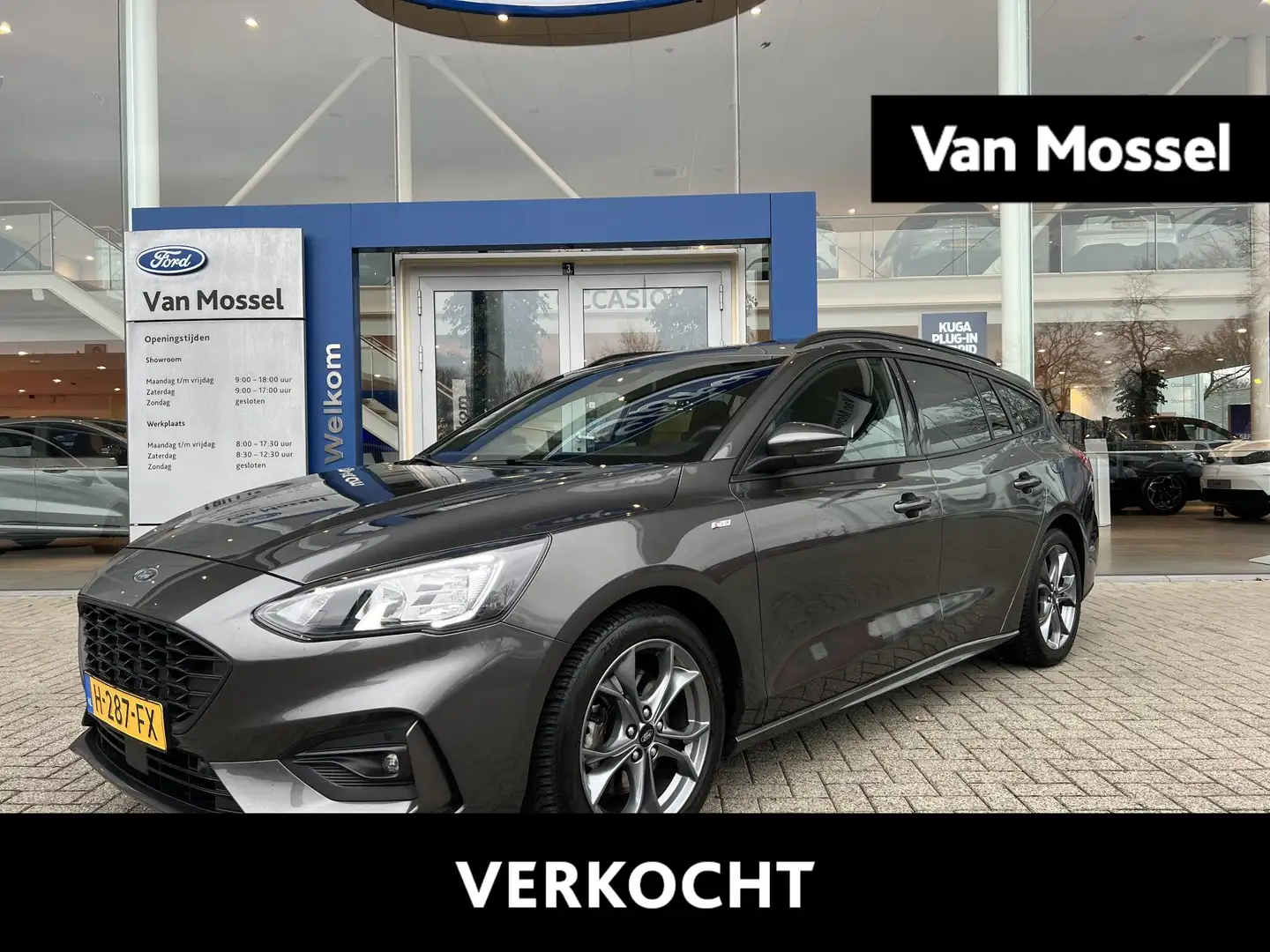 Ford Focus Wagon 1.0 EcoBoost ST Line Business | Trekhaak | N Grijs - 1