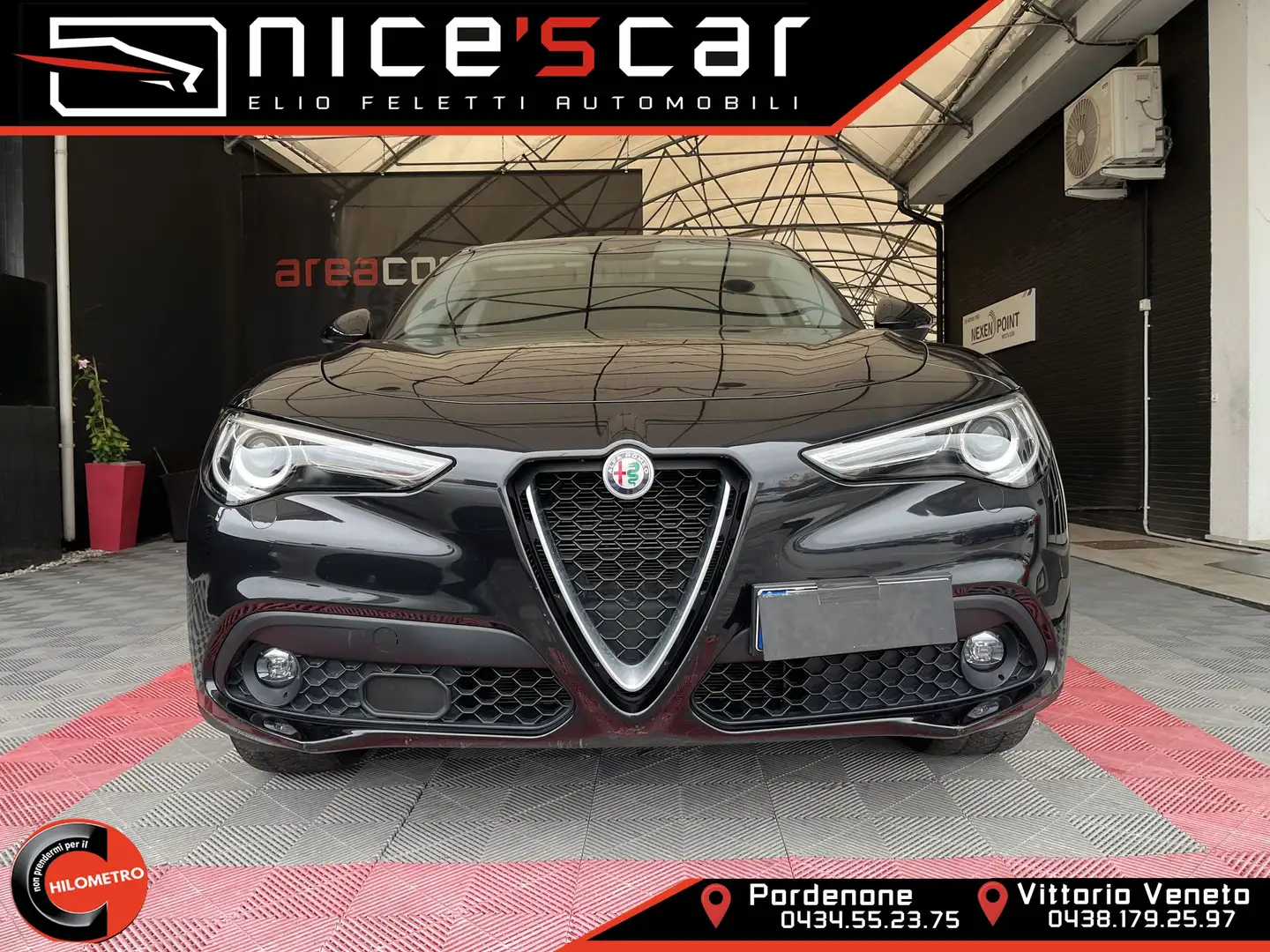 Alfa Romeo Stelvio Stelvio 2.2 Turbodiesel 190 CV AT8 Q4 Business Nero - 2