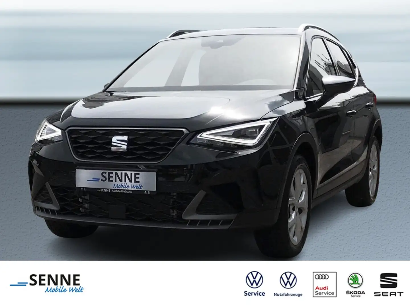 SEAT Arona Arona 1.5 TSI DSG FR, Full LED, Navi, Kamera Noir - 1