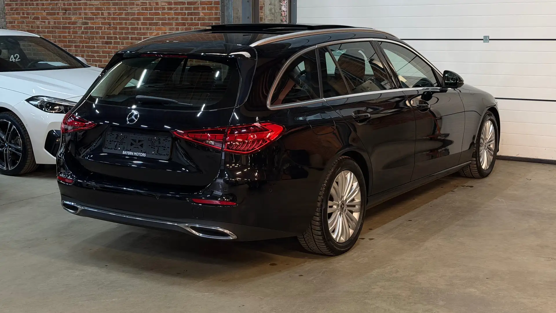 Mercedes-Benz C 200 d Automaat Panoramische DAK EURO 6d LED Garantie Noir - 2