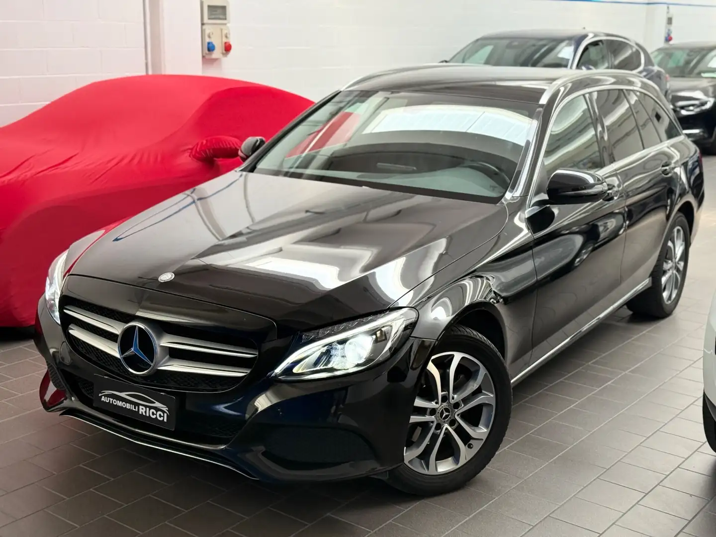 Mercedes-Benz C 200 C 200 d S.W. Auto Sport Zwart - 1