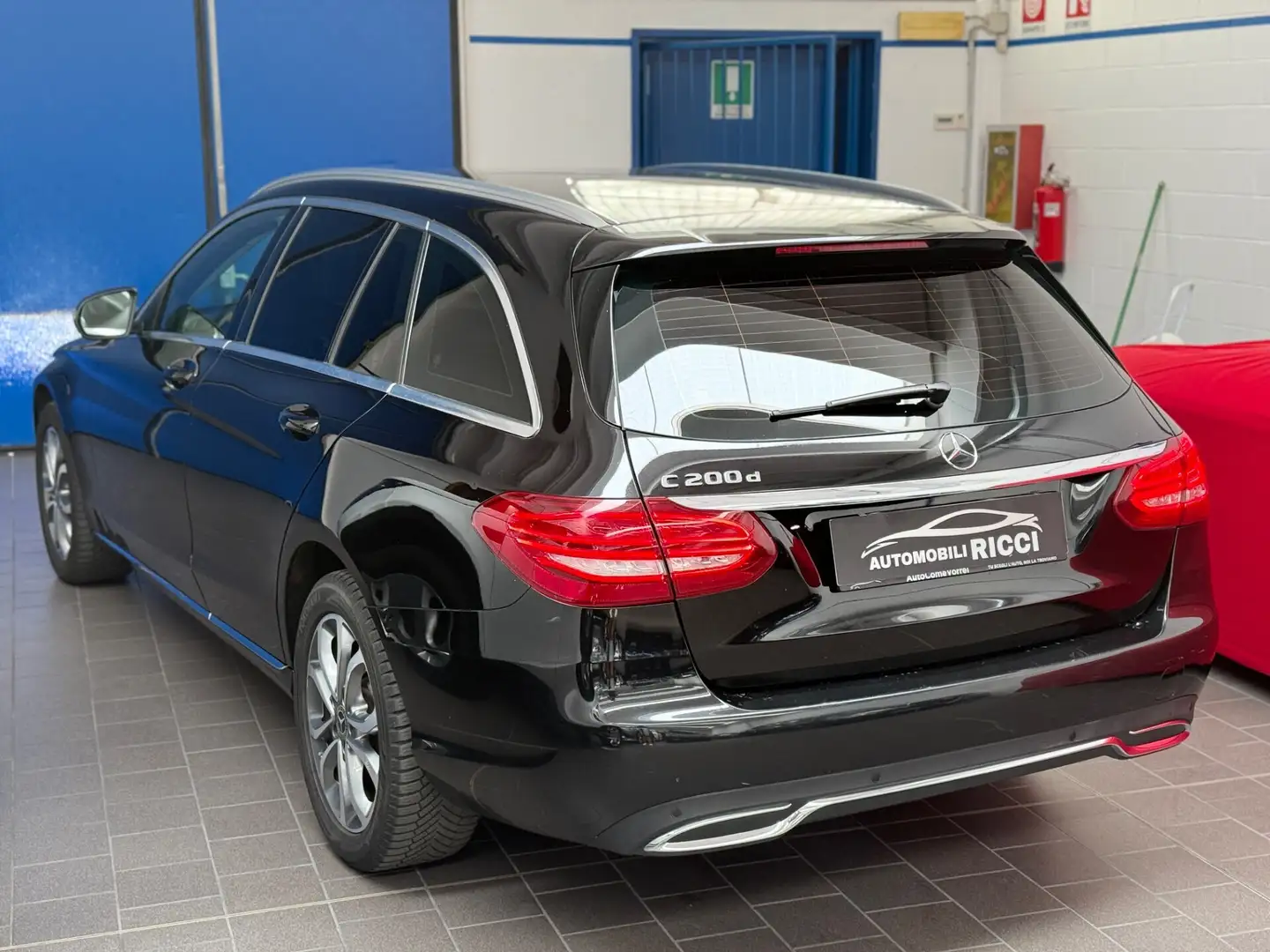 Mercedes-Benz C 200 C 200 d S.W. Auto Sport Zwart - 2