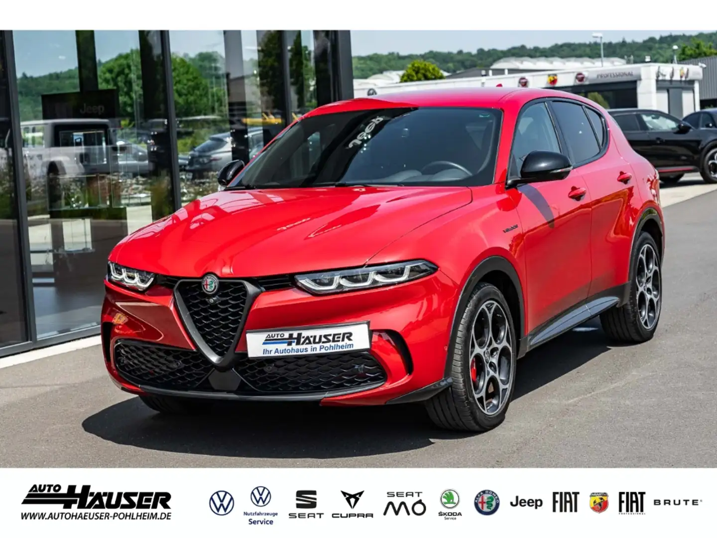 Alfa Romeo Tonale Veloce 1.5 VGT 48V-Hybrid WINTER ASSISTENZ BREMBO Czerwony - 1