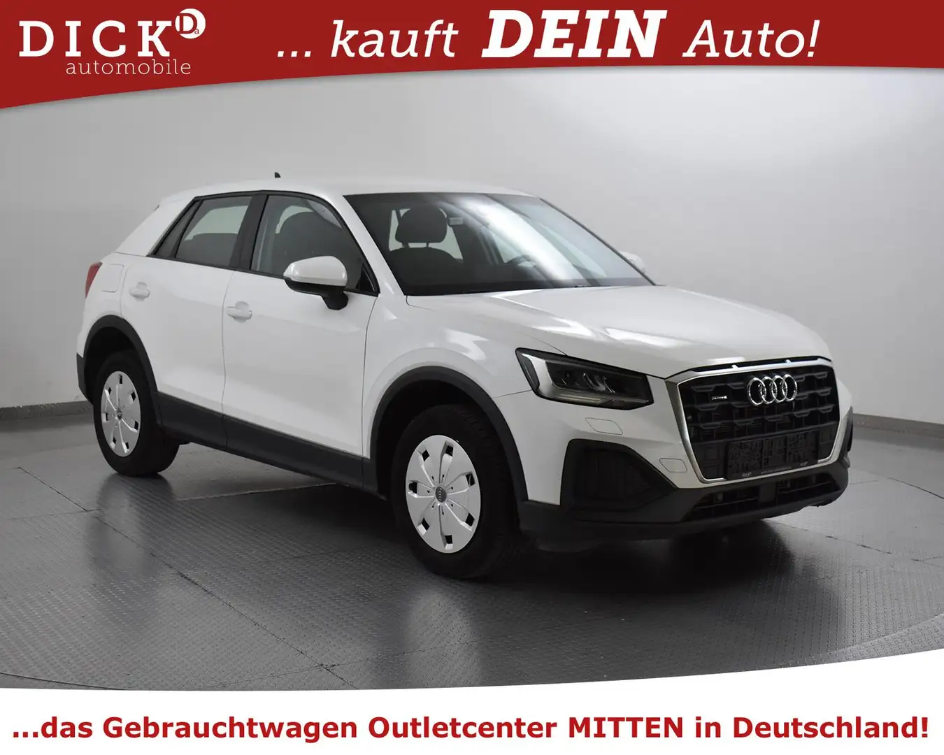 Audi Q2 35d Quatt S-Tr. LED+KLIMAUT+HIFI+APS+DAB+ACC Weiß - 1