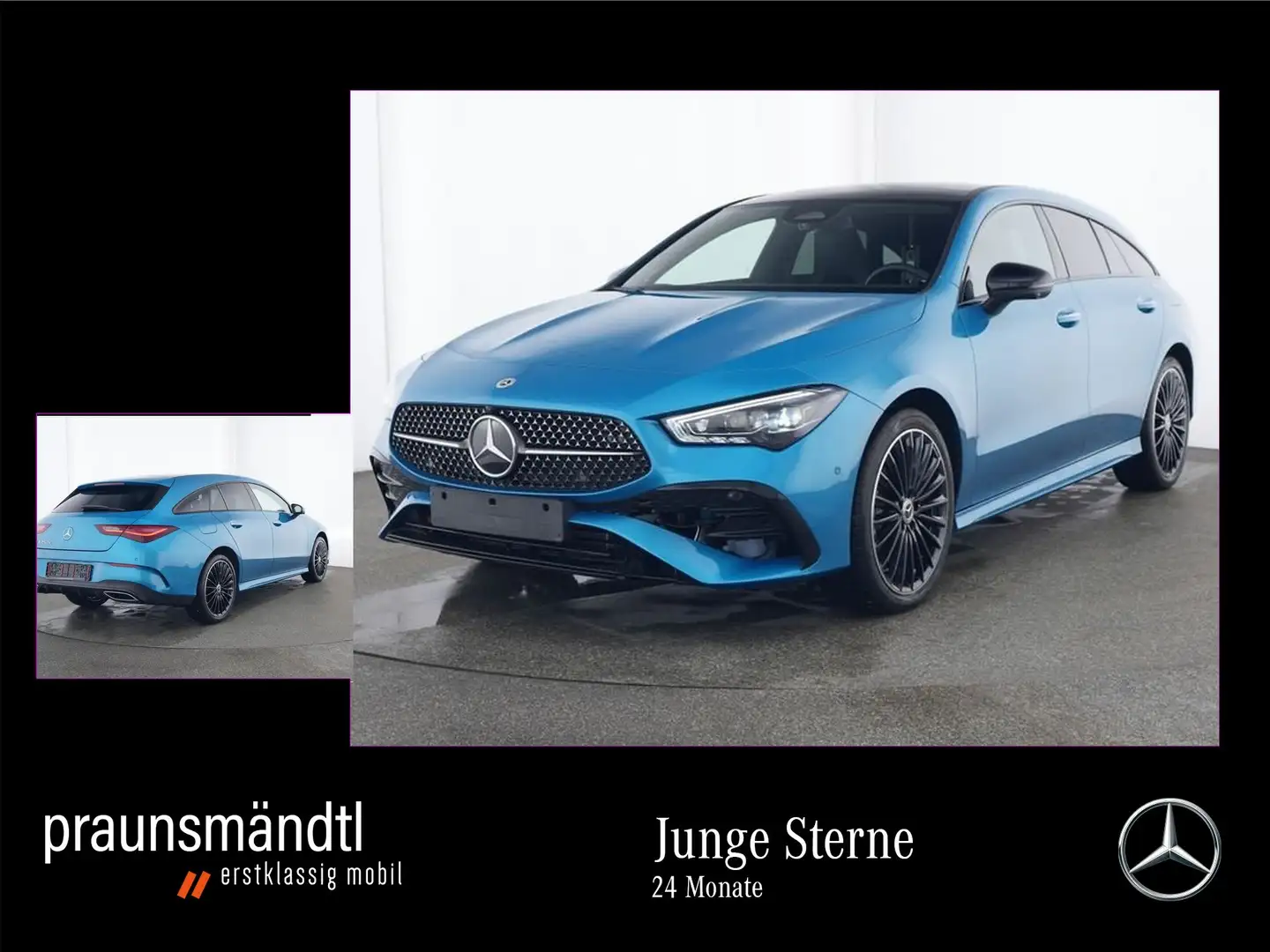 Mercedes-Benz CLA 250 e AMG Edition Night Pano/Sound/Distr/360 Blau - 1