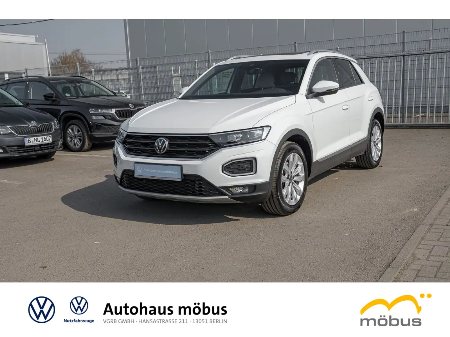 Volkswagen T-Roc 2.0 TSI DSG *SPORT*4x4*APP*LED* Wit - 2