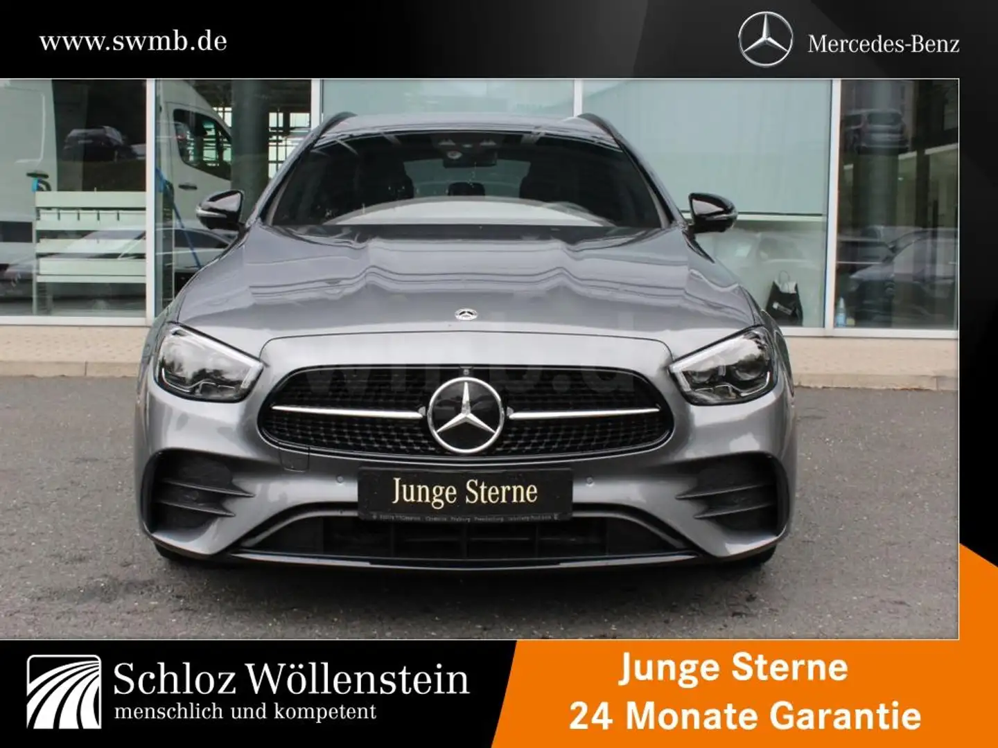 Mercedes-Benz E 300 d 4M T AMG/Night/MULTIBEAM/AHK/Fahrass/360 Grijs - 2