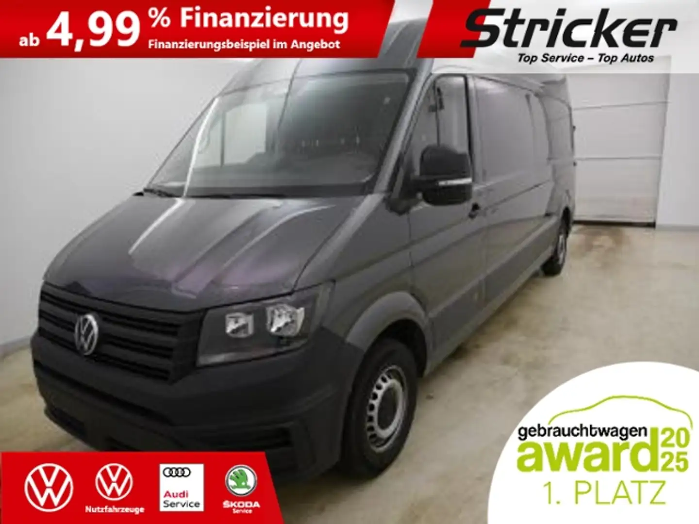 Volkswagen Crafter Kasten 35 lang 2.0TDI 299,-ohne Anzahlung Grau - 2