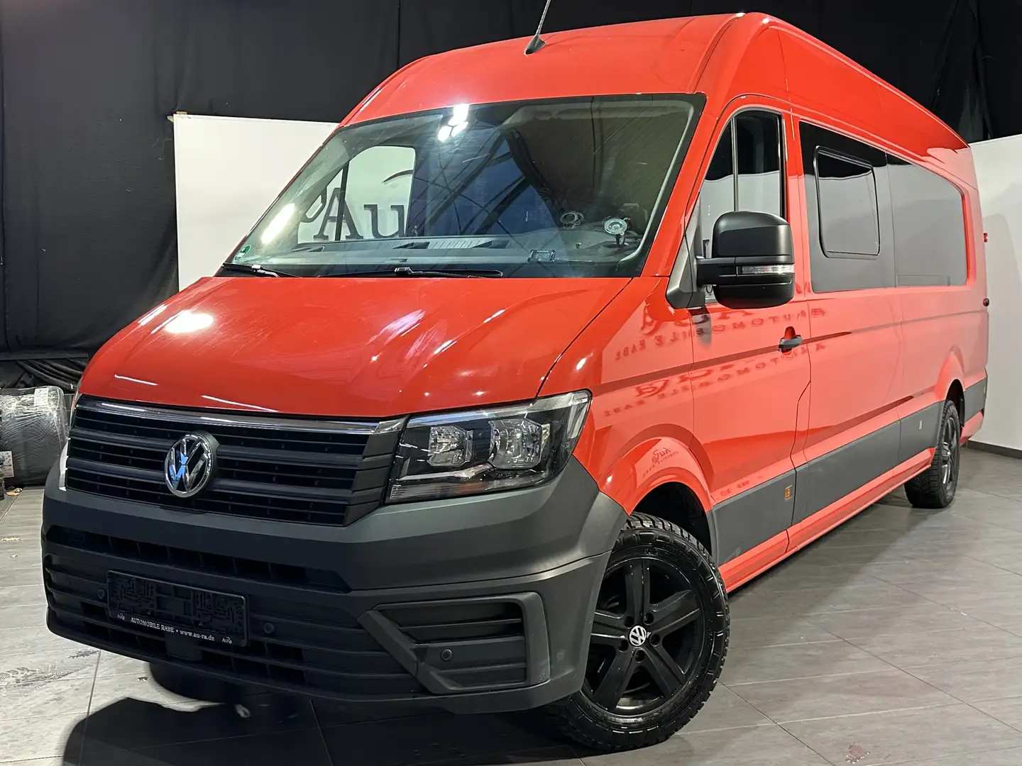 Volkswagen Crafter 2.0 TDI Lang Hochdach CAMPER+KAM+AHK+2Hd Rot - 2