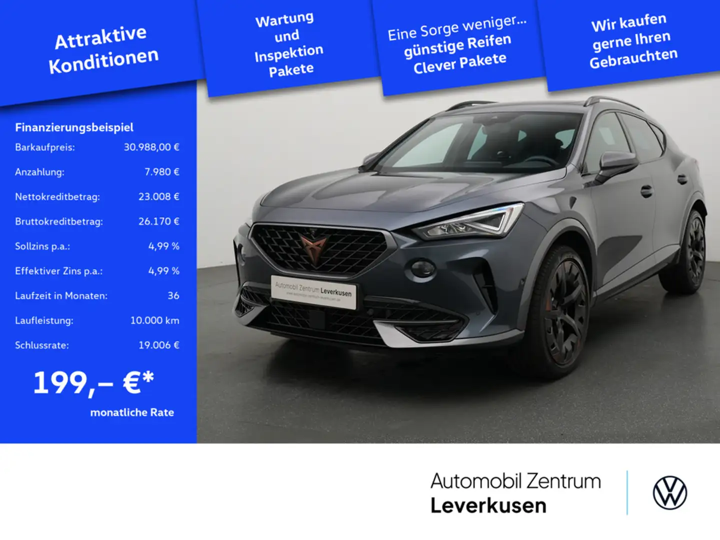 CUPRA Formentor VZ NAVI VIRT CARPLAY KAM LED SHZ PDC Schwarz - 1