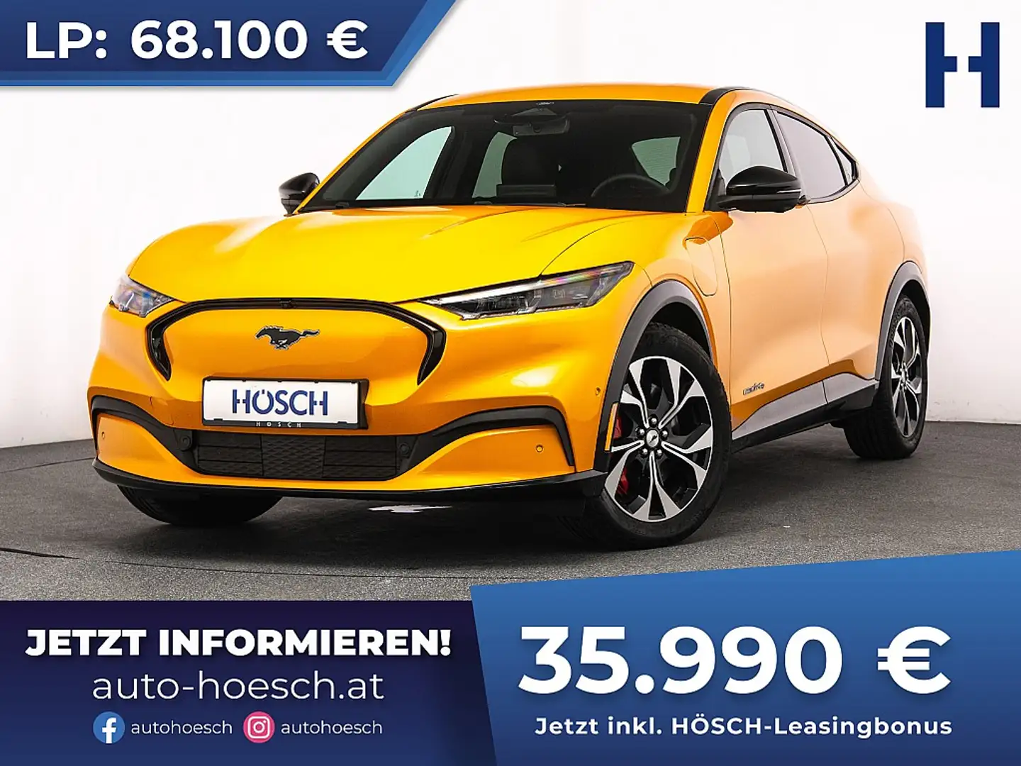 Ford Mustang Mach-E Premium Allrad TOP-EXTRAS -48% Orange - 1