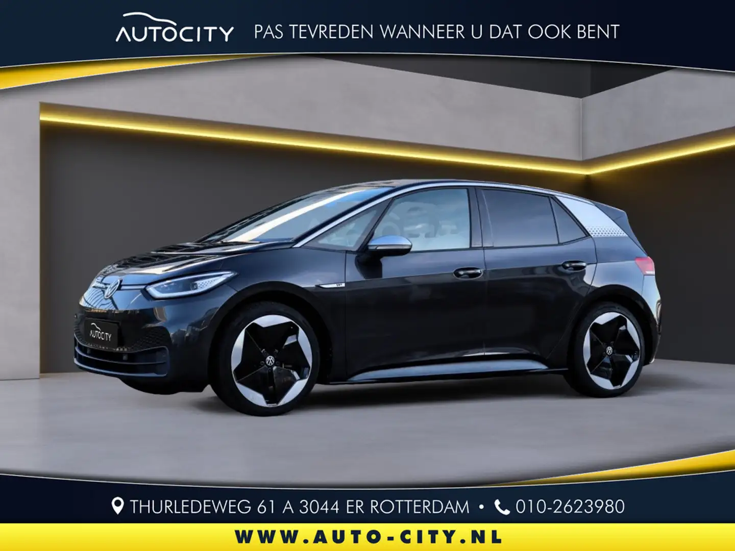 Volkswagen ID.3 First Max 58 kWh 90% SOH l IQ Lights l Pano l HUD Gris - 1