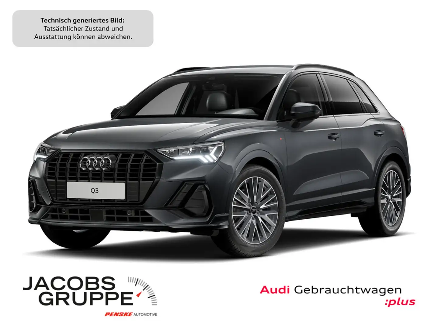 Audi Q3 35 TFSI 2xS line Black/LED/NAVI Grau - 1