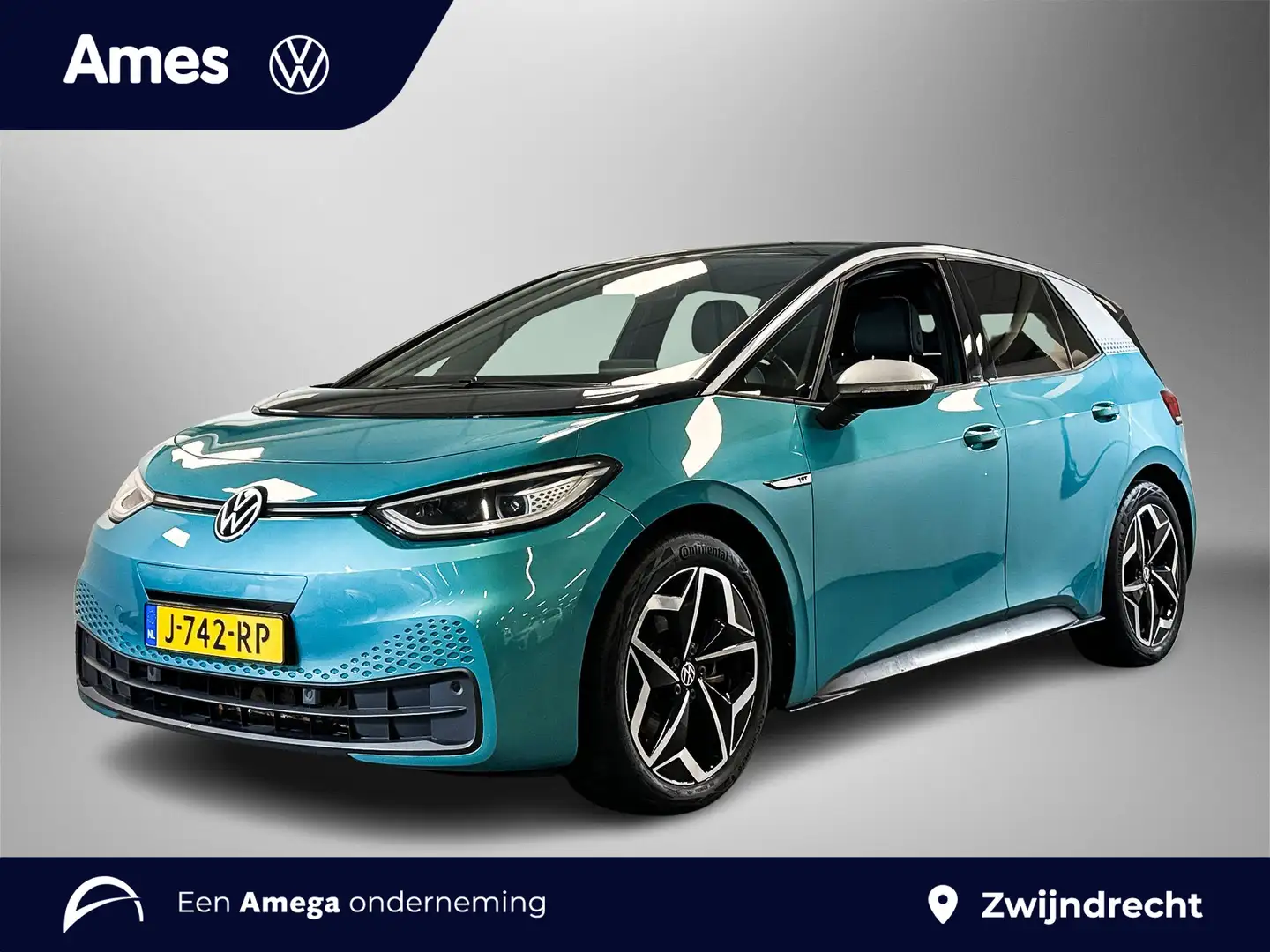 Volkswagen ID.3 First Plus 58 kWh 204pk Parkeersensor voor en acht Blauw - 1