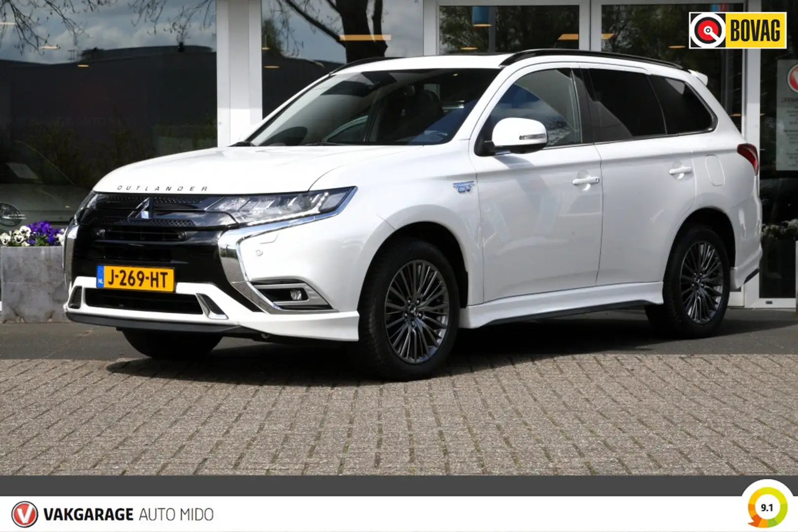 Mitsubishi Outlander 2.4 PHEV S-Edition -High performance Bilstein scho Wit - 1