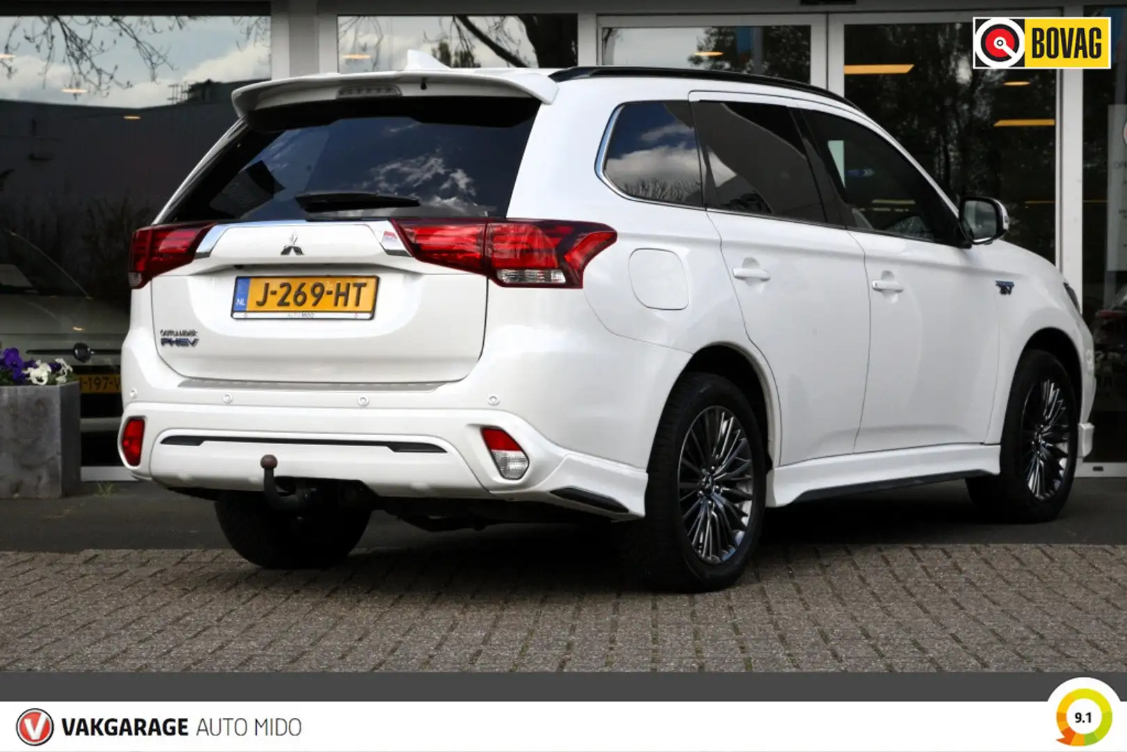 Mitsubishi Outlander 2.4 PHEV S-Edition -High performance Bilstein scho Wit - 2