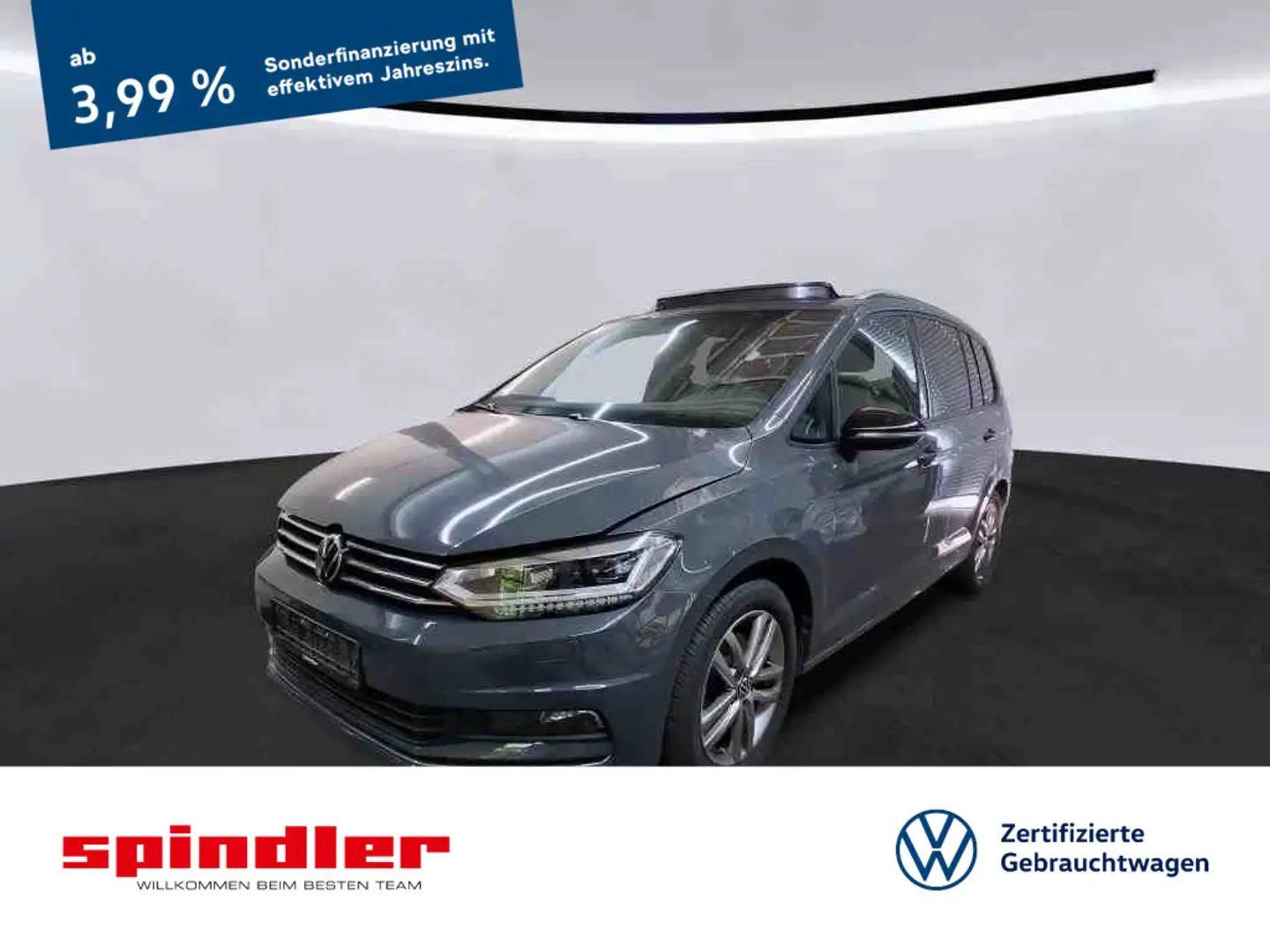 Volkswagen Touran Active 2.0 TDI / 7-Sitze, Pano, AHK, LED Grau - 1
