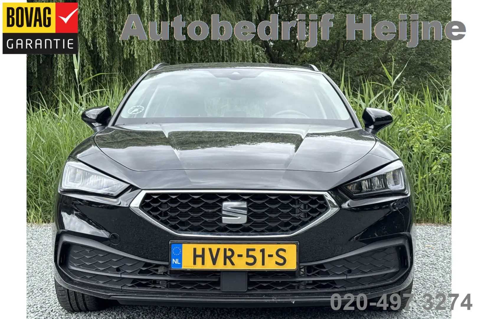 SEAT Leon Sportstourer 1.0 eTSI DSG STYLE CAMERA/ACC/CARPLAY Zwart - 1