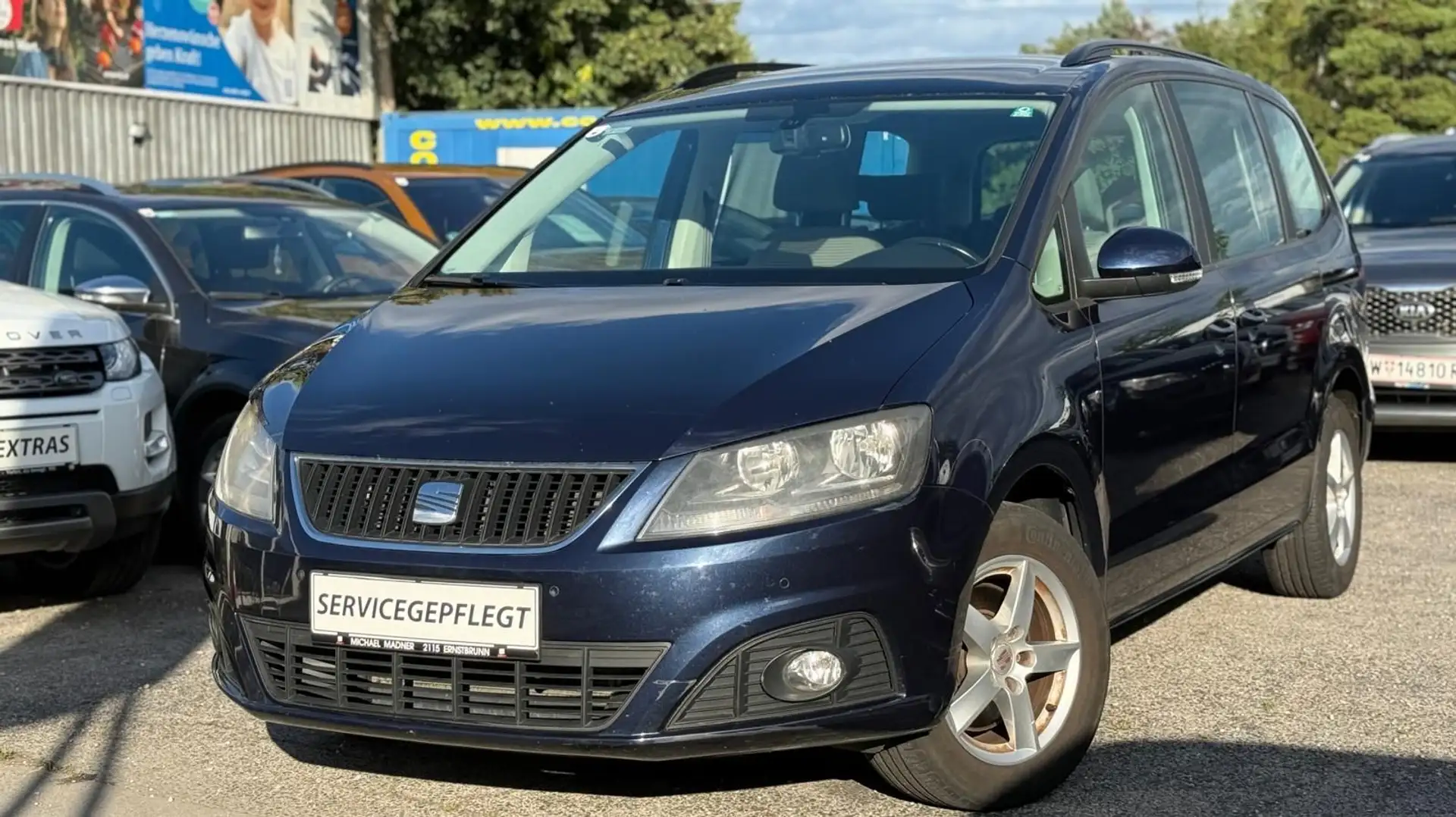 SEAT Alhambra 2,0 TDI 7-Sitzer Family *Sofort-Kredit Ecomotive Blau - 1