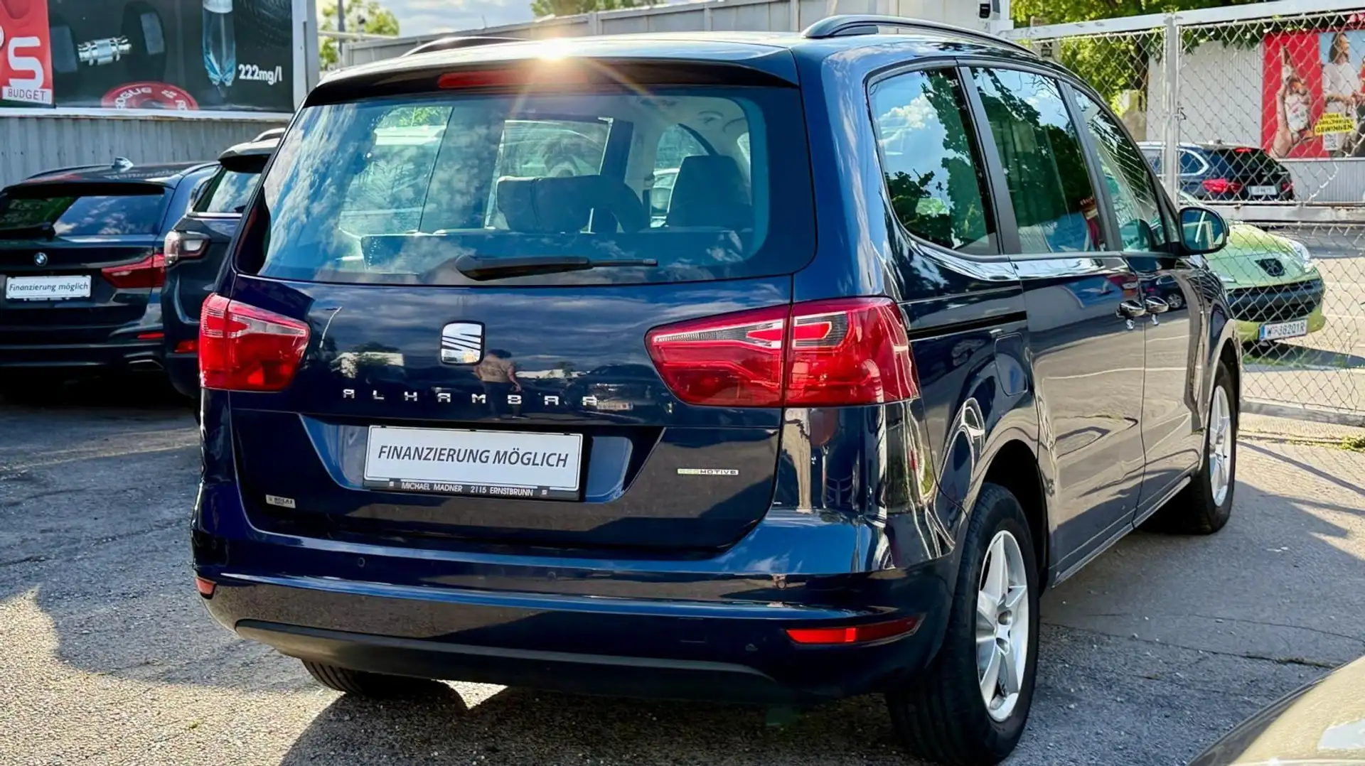 SEAT Alhambra 2,0 TDI 7-Sitzer Family *Sofort-Kredit Ecomotive Blau - 2